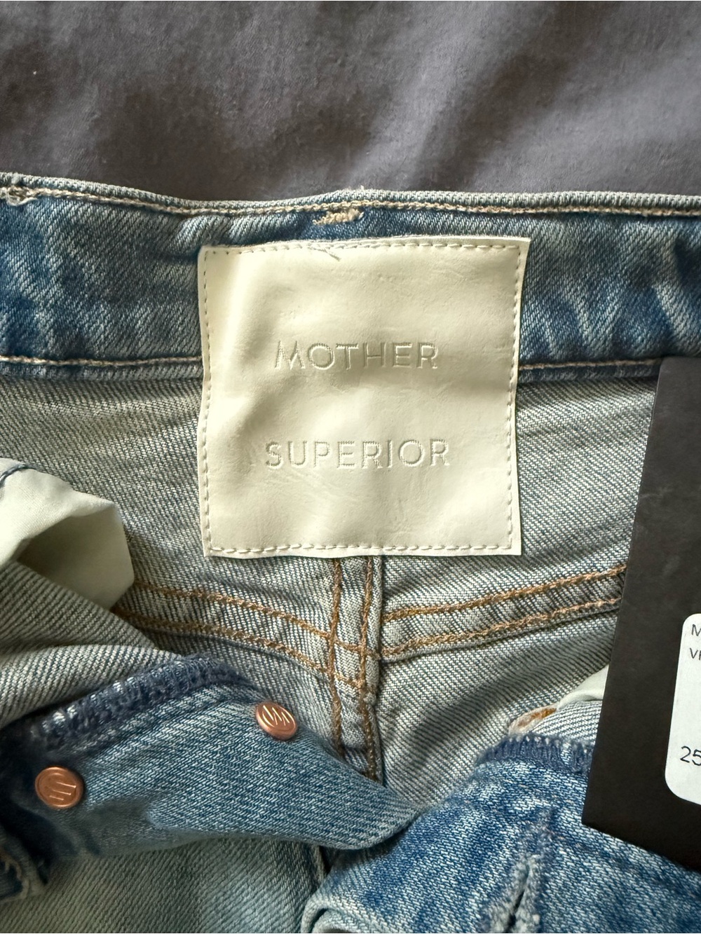 MOTHER True Confessions- Size 25 Denim Cutoff Shorts - Picture 3 of 8
